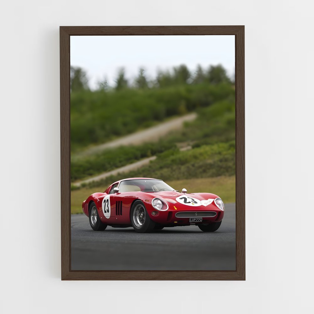 Poster Ferrari 250 GTO Racing (vue 5)